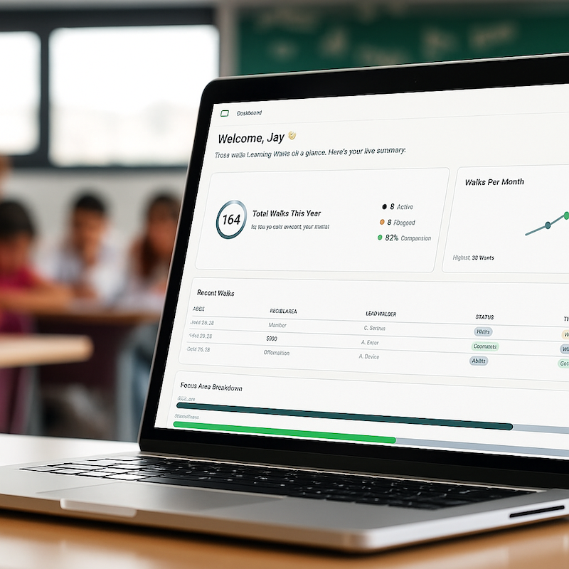 Learning Walks Dashboard
